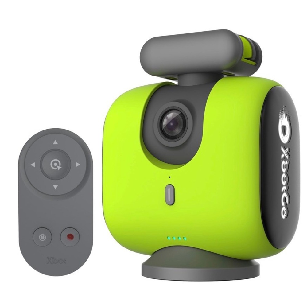 XbotGo Chameleon AI Sports Cameraman Lemon Green 4K 60FPS Tracking Camera Remote